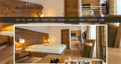 Desktop Screenshot of haus-muehlbacher.com